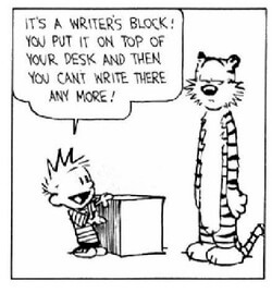 meme about writer's block